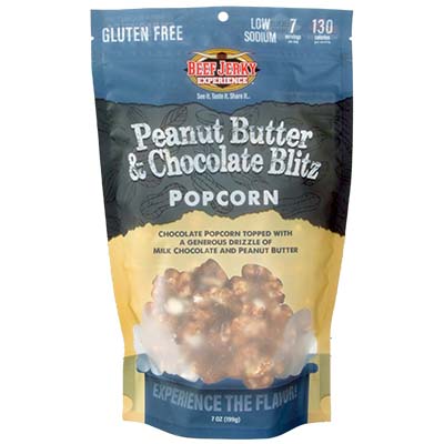 Peanut Butter & Chocolate Blitz Popcorn