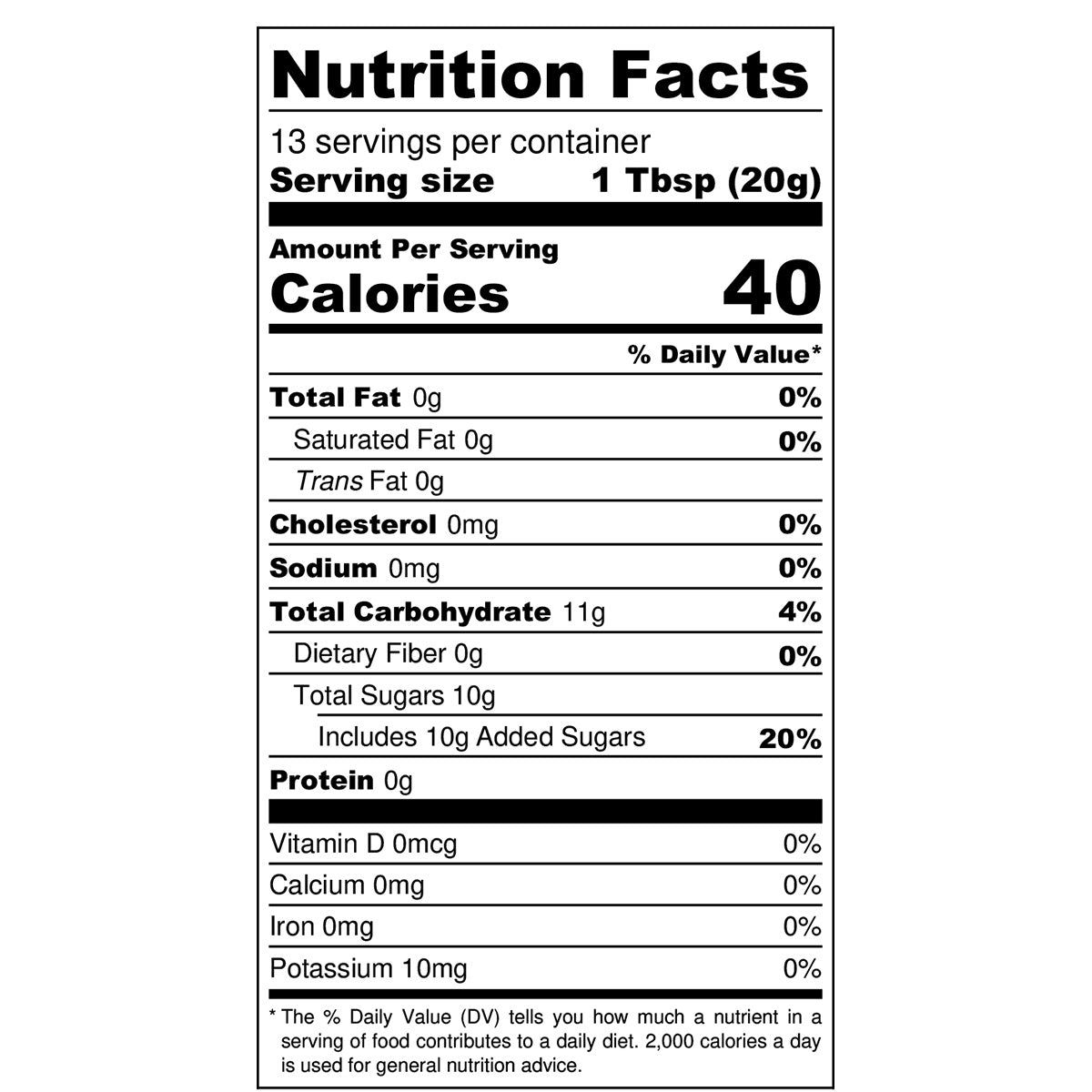 Nutrtional Facts